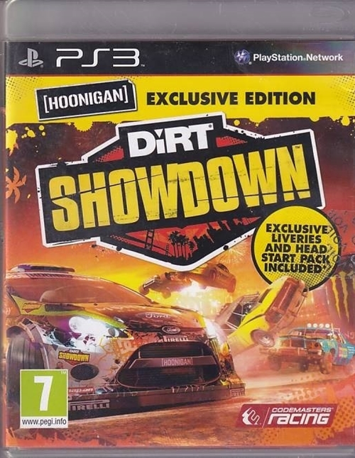 Dirt Showdown Hoonigan Exclusive Edition - PS3 (B Grade) (Genbrug)